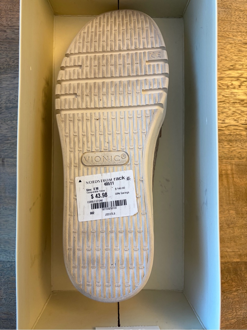 Vionic Slip-On Loafers in Light Taupe - Cobblestone - Picture 5 of 7